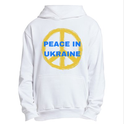 Peace In Ukraine Urban Pullover Hoodie