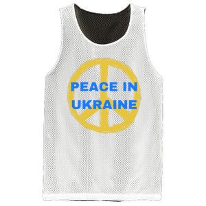 Peace In Ukraine Mesh Reversible Basketball Jersey Tank