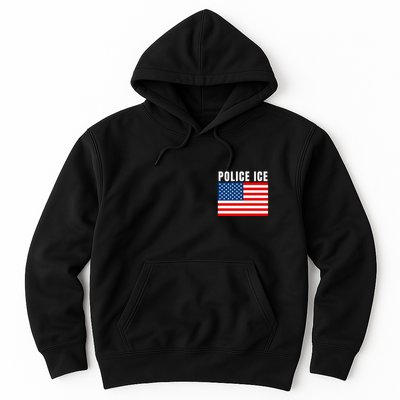 Police Ice  Us Immigration Agent Uniform Hoodie