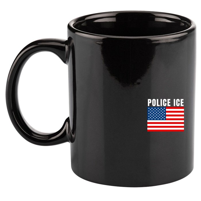 Police Ice  Us Immigration Agent Uniform 11oz C Handle Ceramic Mug
