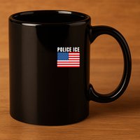 Police Ice  Us Immigration Agent Uniform 11oz C Handle Ceramic Mug