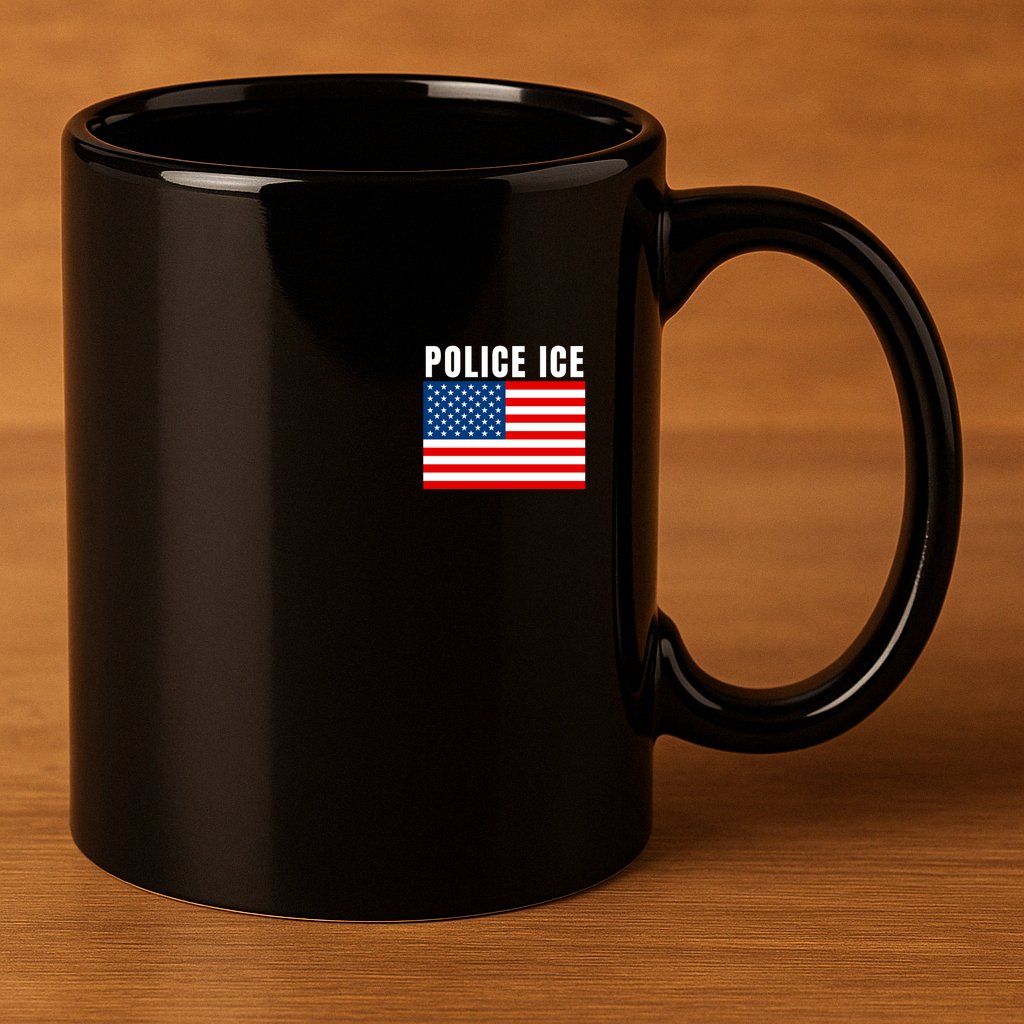 Police Ice  Us Immigration Agent Uniform 11oz C Handle Ceramic Mug