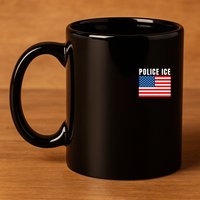 Police Ice  Us Immigration Agent Uniform 11oz C Handle Ceramic Mug
