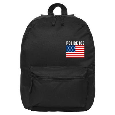 Police Ice  Us Immigration Agent Uniform 16 in Basic Backpack