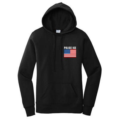 Police Ice  Us Immigration Agent Uniform Women's Pullover Hoodie