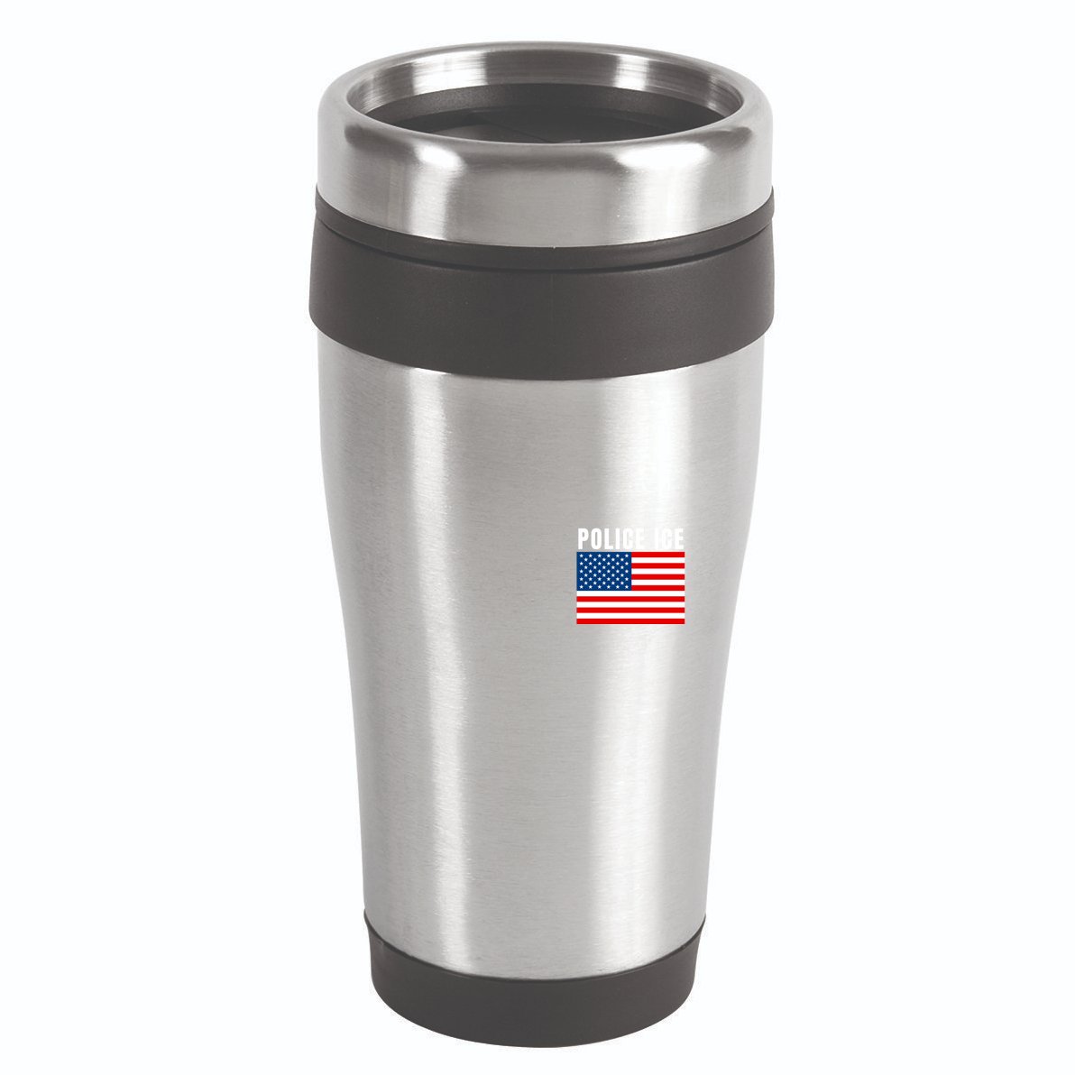 Police Ice  Us Immigration Agent Uniform 16oz Travel Tumbler