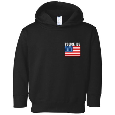 Police Ice  Us Immigration Agent Uniform Toddler Hoodie