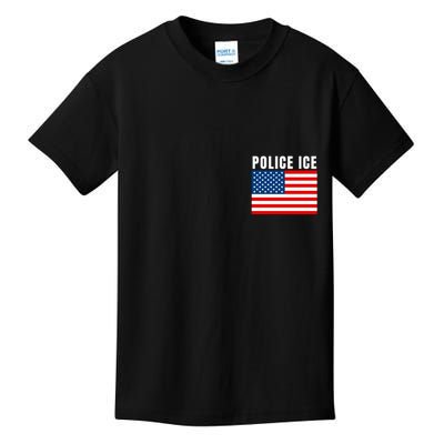 Police Ice  Us Immigration Agent Uniform Kids T-Shirt