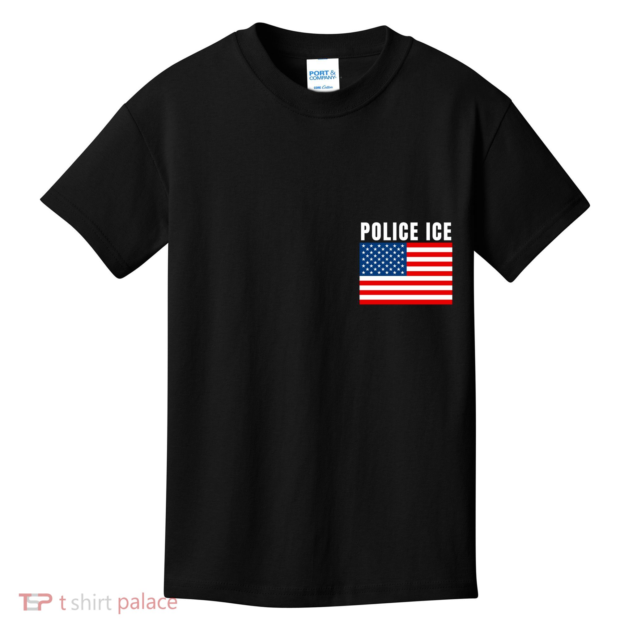 Police Ice  Us Immigration Agent Uniform Kids T-Shirt
