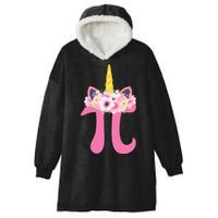 Unicorn Pi Day Hooded Wearable Blanket
