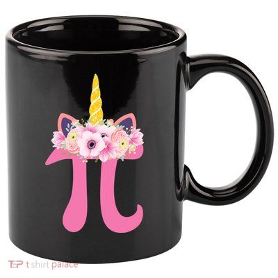 Unicorn Pi Day 11oz C Handle Ceramic Mug