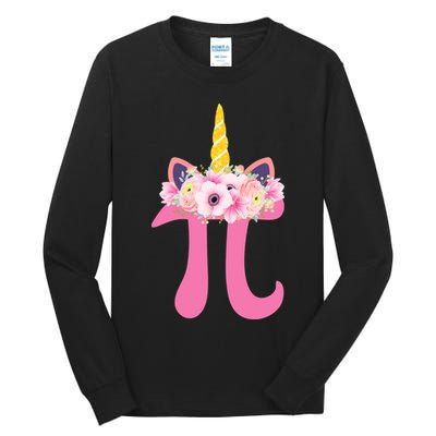 Unicorn Pi Day Tall Long Sleeve T-Shirt
