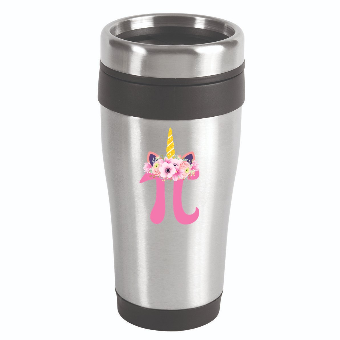 Unicorn Pi Day 16oz Travel Tumbler