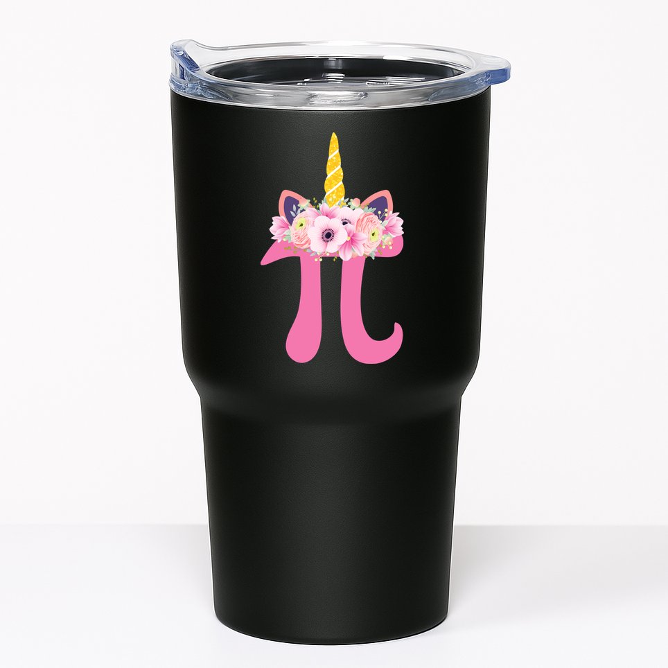 Unicorn Pi Day Tumbler