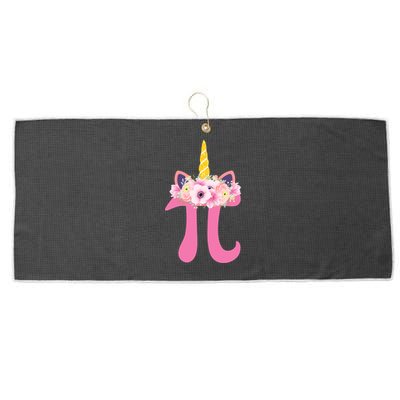 Unicorn Pi Day Large Microfiber Waffle Golf Towel
