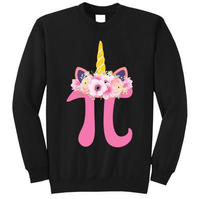 Unicorn Pi Day Tall Sweatshirt