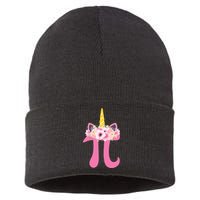 Unicorn Pi Day Sustainable Knit Beanie