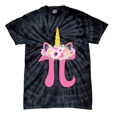Unicorn Pi Day Tie-Dye T-Shirt