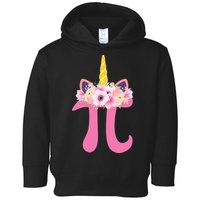 Unicorn Pi Day Toddler Hoodie