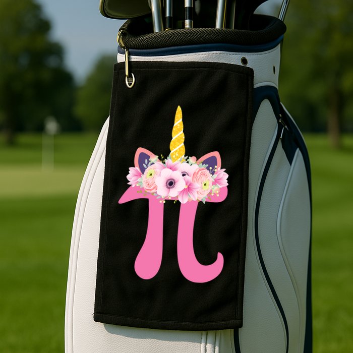 Unicorn Pi Day Golf Towel