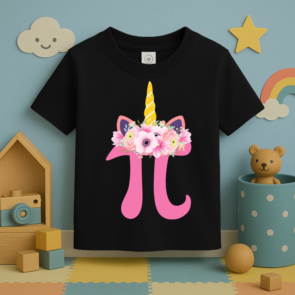 Unicorn Pi Day Toddler T-Shirt