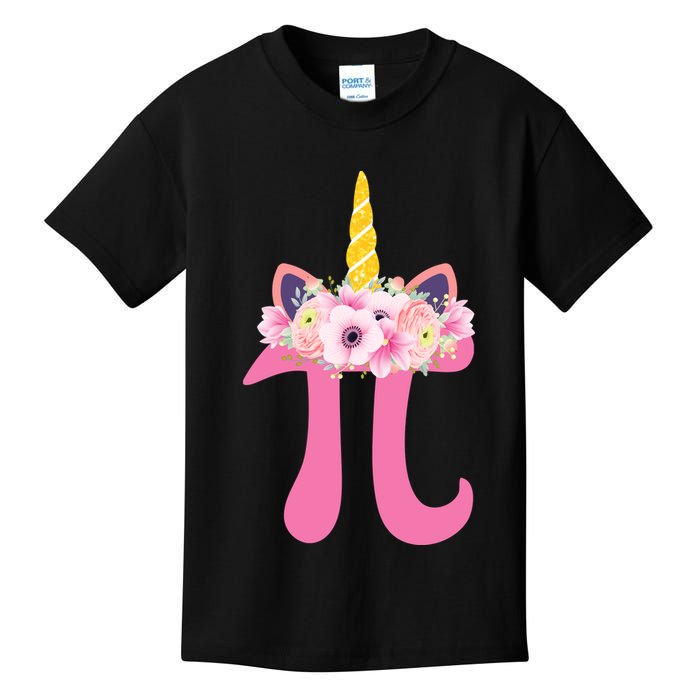 Unicorn Pi Day Kids T-Shirt