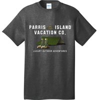 Parris Island Vacation Co Luxury Outdoor Adventures Funny T-Shirt