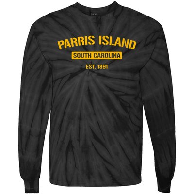 Parris Island Vintage South Carolina Tie-Dye Long Sleeve Shirt