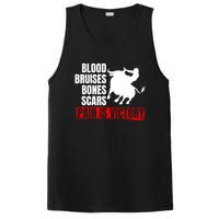 Pain Is Victory Bull Riding Funny Hoodie Rodeo Rider Gift PosiCharge Competitor Tank