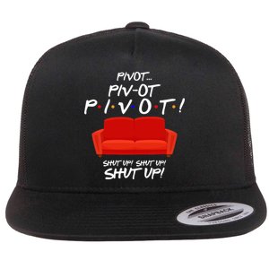 Pivot Couch Shut Up Flat Bill Trucker Hat