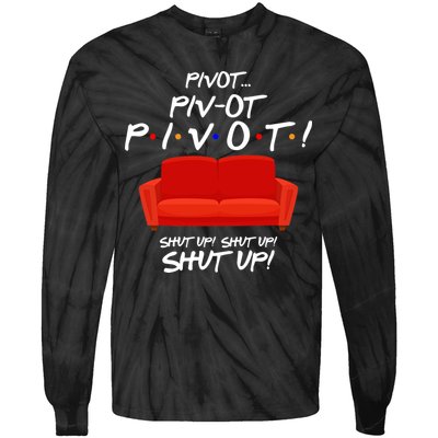 Pivot Couch Shut Up Tie-Dye Long Sleeve Shirt