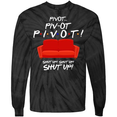 Pivot Couch Shut Up Tie-Dye Long Sleeve Shirt