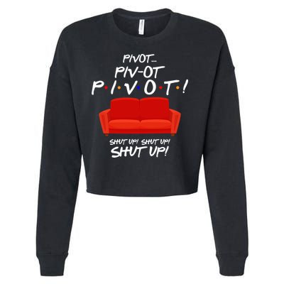 Pivot Couch Shut Up Cropped Pullover Crew