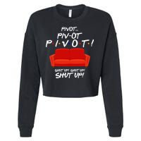 Pivot Couch Shut Up Cropped Pullover Crew