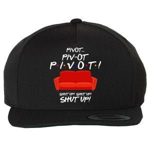 Pivot Couch Shut Up Wool Snapback Cap