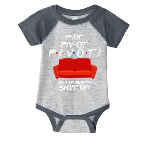 Pivot Couch Shut Up Infant Baby Jersey Bodysuit