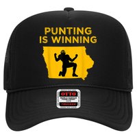 Punting Is Winning Iowa I Cheer For The Punter Trucker Hat