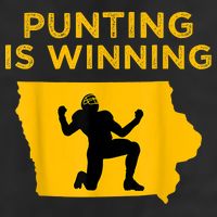 Punting Is Winning Iowa I Cheer For The Punter Trucker Hat