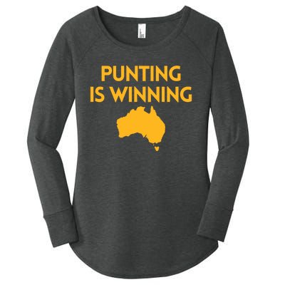 Punting Is Winning Women's Perfect Tri Tunic Long Sleeve Shirt