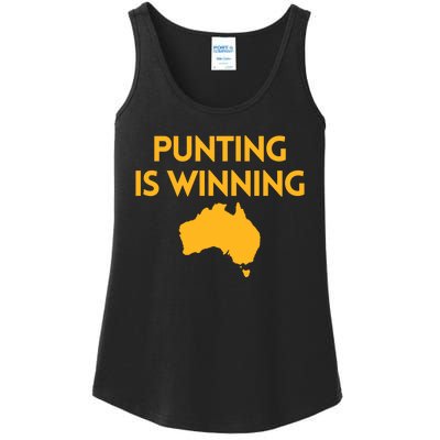 Punting Is Winning Ladies Essential Tank