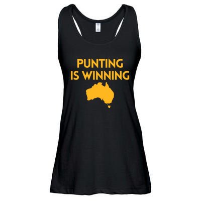 Punting Is Winning Ladies Essential Flowy Tank