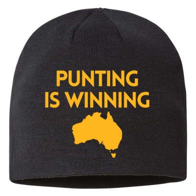 Punting Is Winning Sustainable Beanie