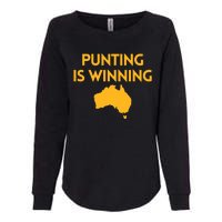 Punting Is Winning Womens California Wash Sweatshirt