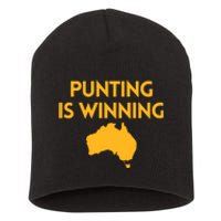 Punting Is Winning Short Acrylic Beanie