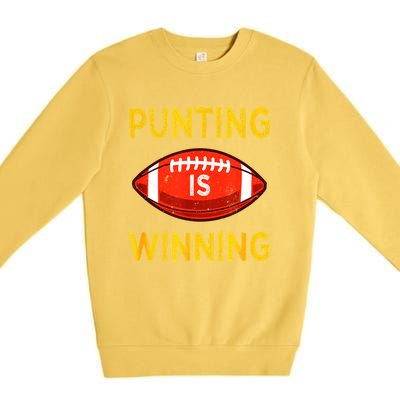 Punting Is Winning Premium Crewneck Sweatshirt