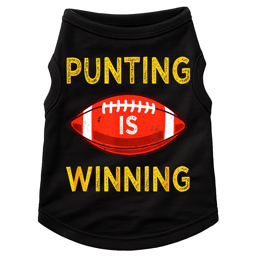 Punting Is Winning Doggie Tank