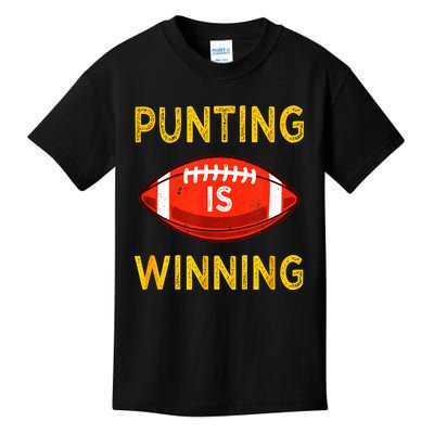 Punting Is Winning Kids T-Shirt