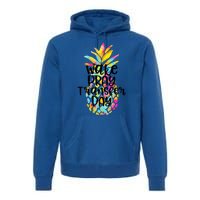 Pineapple Infertility Wake Pray Transfer Day Ivf Shots Gift Meaningful Gift Premium Hoodie