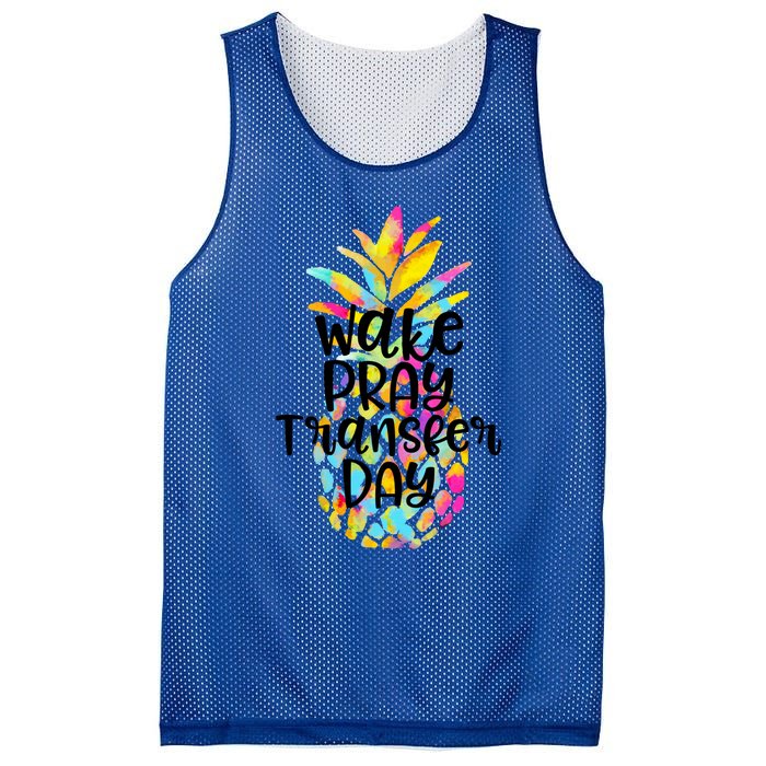 Pineapple Infertility Wake Pray Transfer Day Ivf Shots Gift Meaningful Gift Mesh Reversible Basketball Jersey Tank