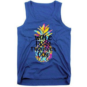 Pineapple Infertility Wake Pray Transfer Day Ivf Shots Gift Meaningful Gift Tank Top